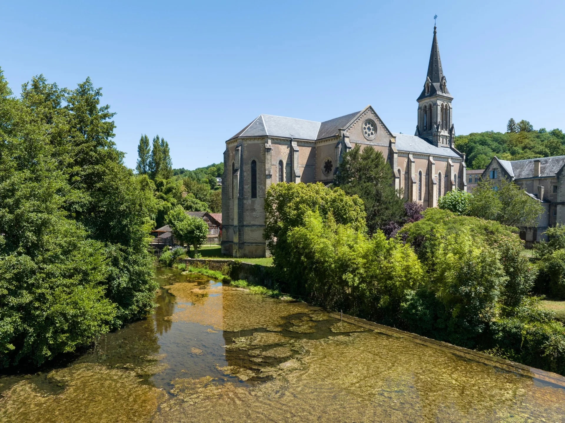 Kirche von Bugue - Vézère-Tal