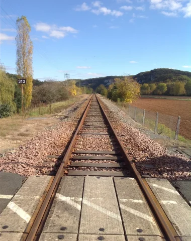 La voie ferrée pour se déplacer en Dordogne / Périgord noir