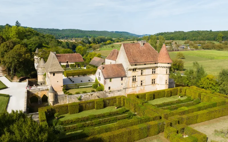 Chateau de Losse in de Vézère-vallei, Dordogne