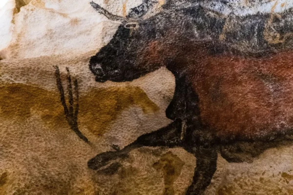 Painting of the Lascaux cave